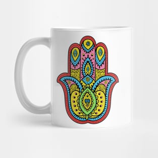 Hippie Love Hamsa (4) Mug